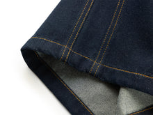 Straight-Leg Embroidered Jeans | Navy