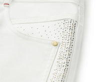 Embroidered Jeans | White