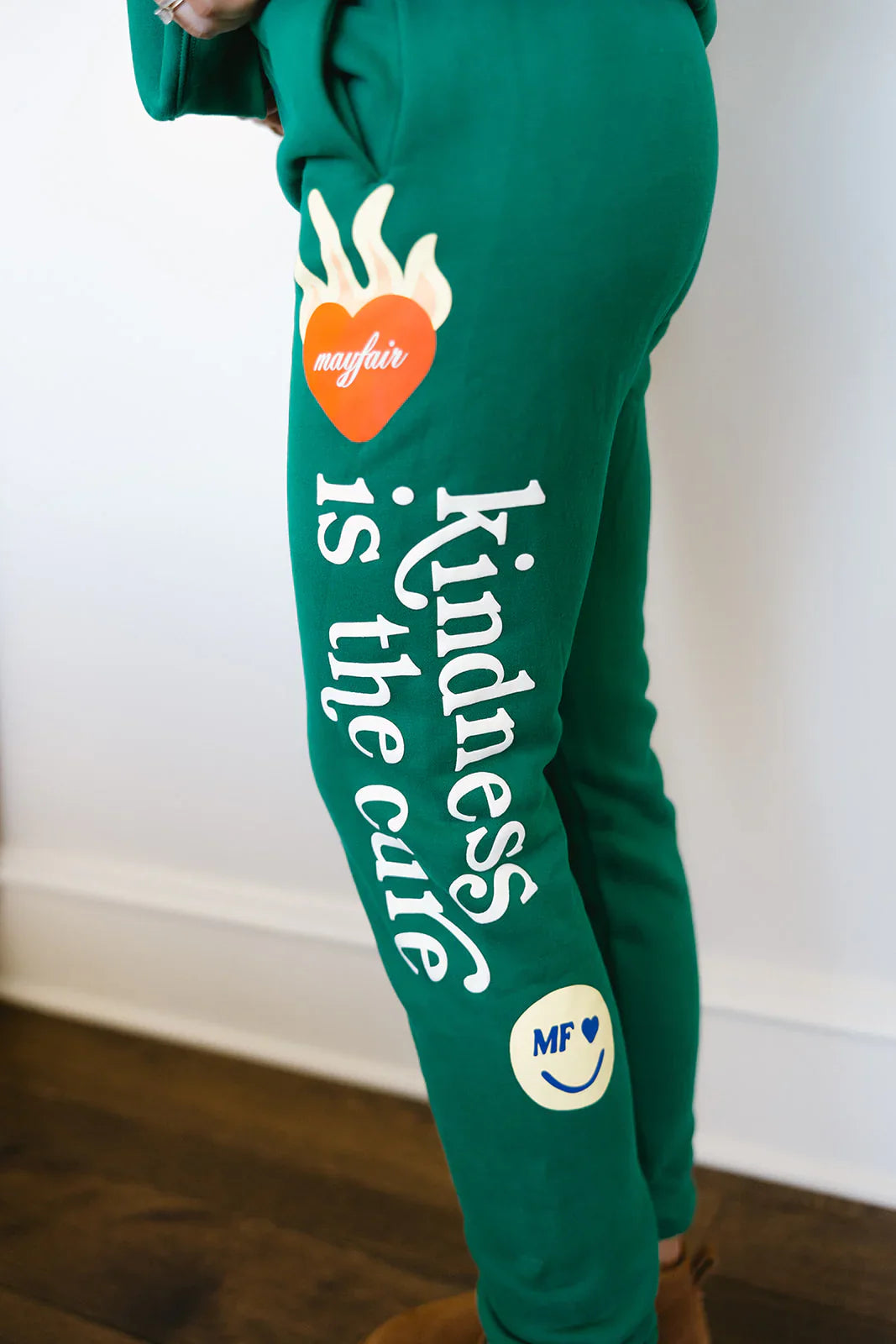 Kindness Is The Cure Sweatpants | Green