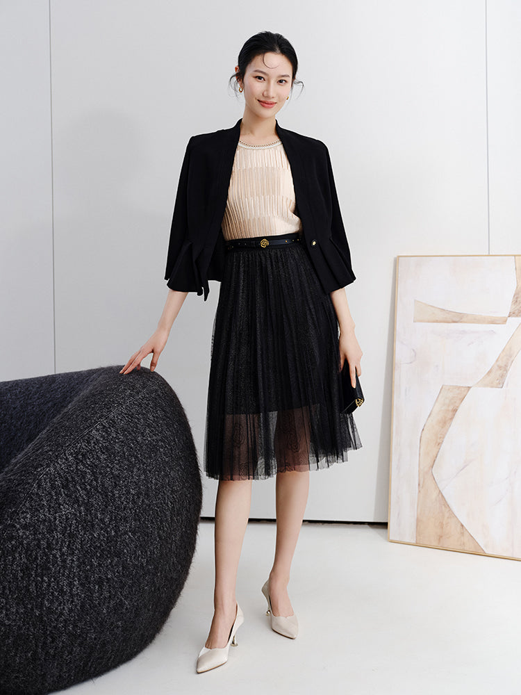 Triacetate Blazer | Black