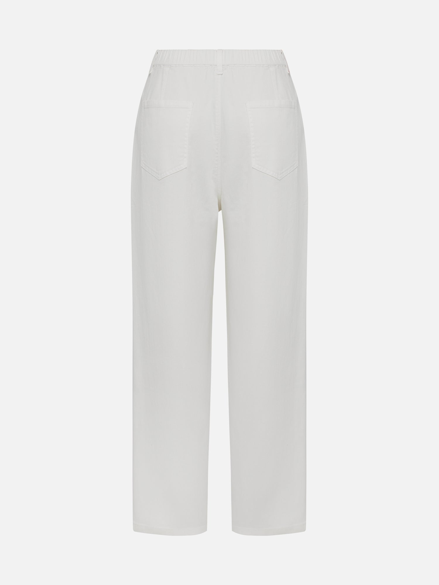 Tencel Cotton Denim Jeans | White