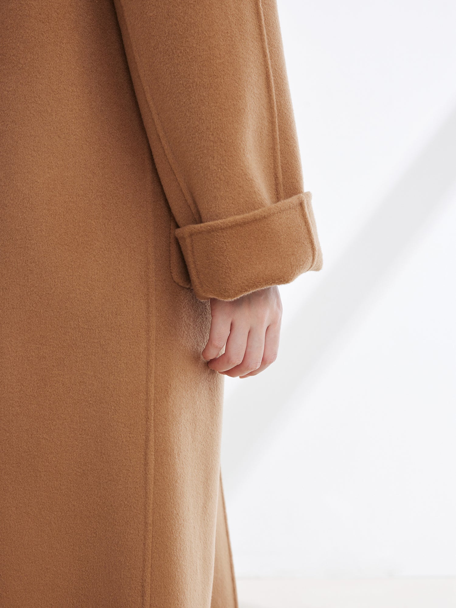 Wool Cashmere Coat | Camel
