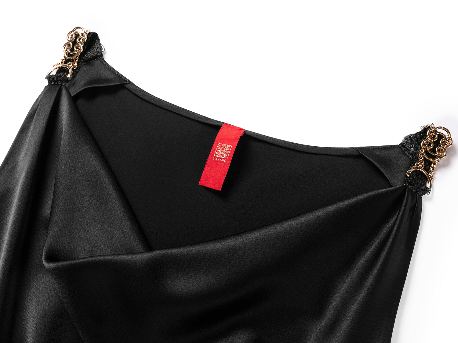 Acetate Sling Dress | Black