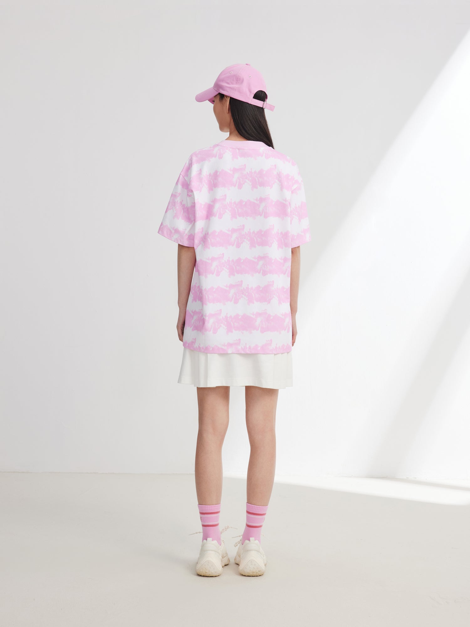 Long-staple Cotton T-shirt | Pink