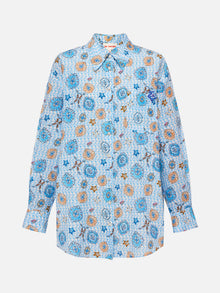 Mulberry Silk Shirt | Blue