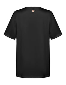 Acetic Acid Printed T-Shirt | Black