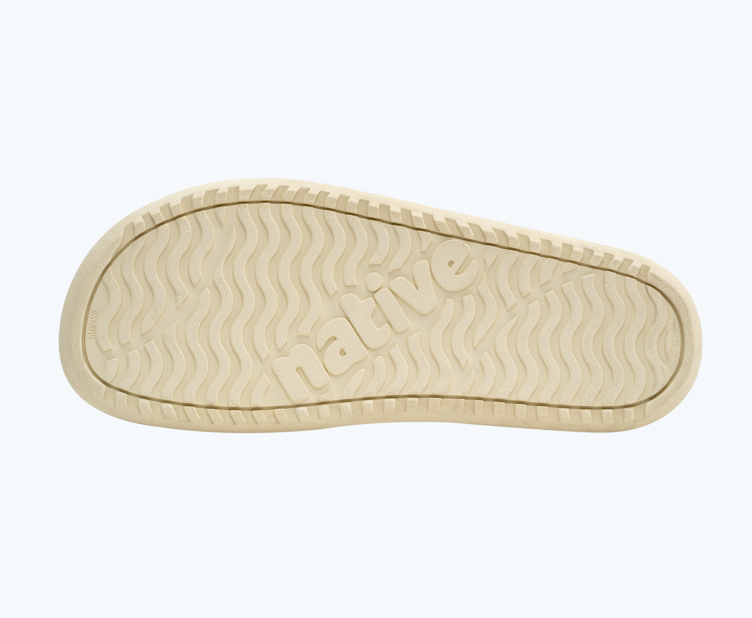 Bottom view of a Native Shoes Frankie Sugarlite | Dusk Purple/ Bone White Footwear