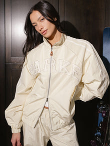 Varsity Nylon Jacket | Buttercream