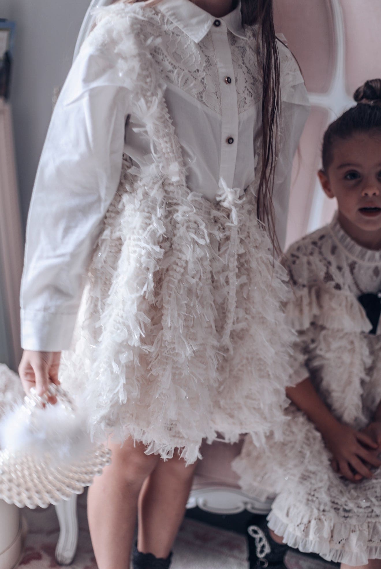 Baby Girls | Ivanna Blouse and Skirt Set | Ivory