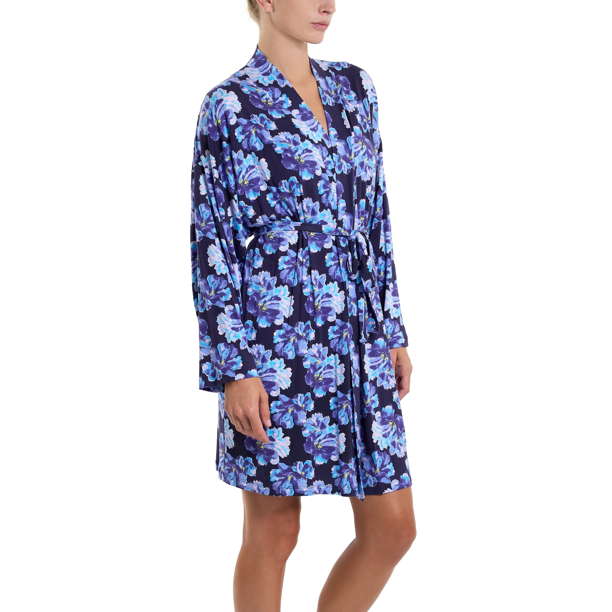 Unwind Knee Length Robe | Nightfall (Purple)