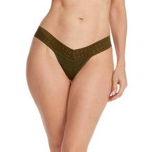 Dreamease Low Rise Thong | Rosemary Green