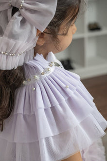 Baby Girls | Ariel Victorian Tulle Cape | Lavender