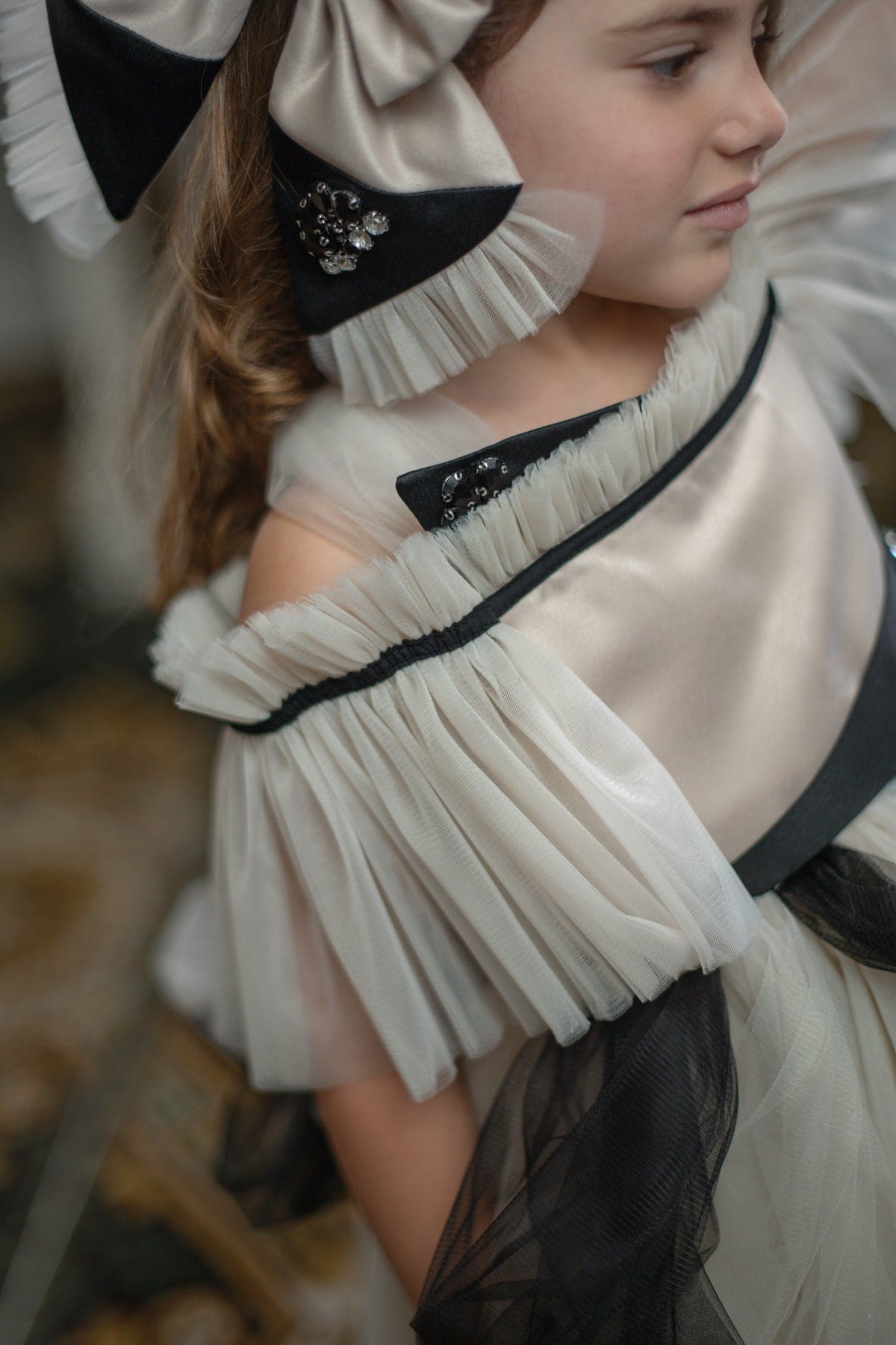Baby Girls | Grace Tulle Dress | Beige