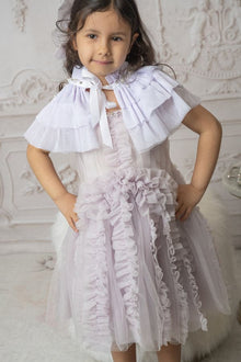 Baby Girls | Ariel Victorian Tulle Cape | Lavender
