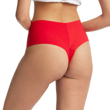 Breathesoft Hi-Rise Thong | Sleigh Queen (Red)