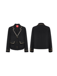 Wool Blazer | Black