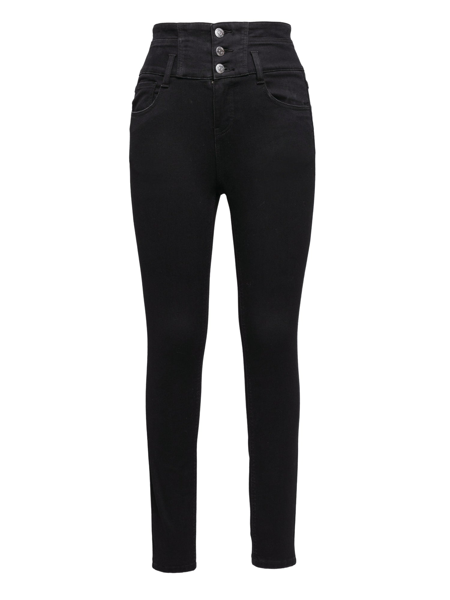 Springy Cropped Jeans | Black