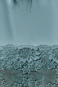 Silk Lace Robe | Moss