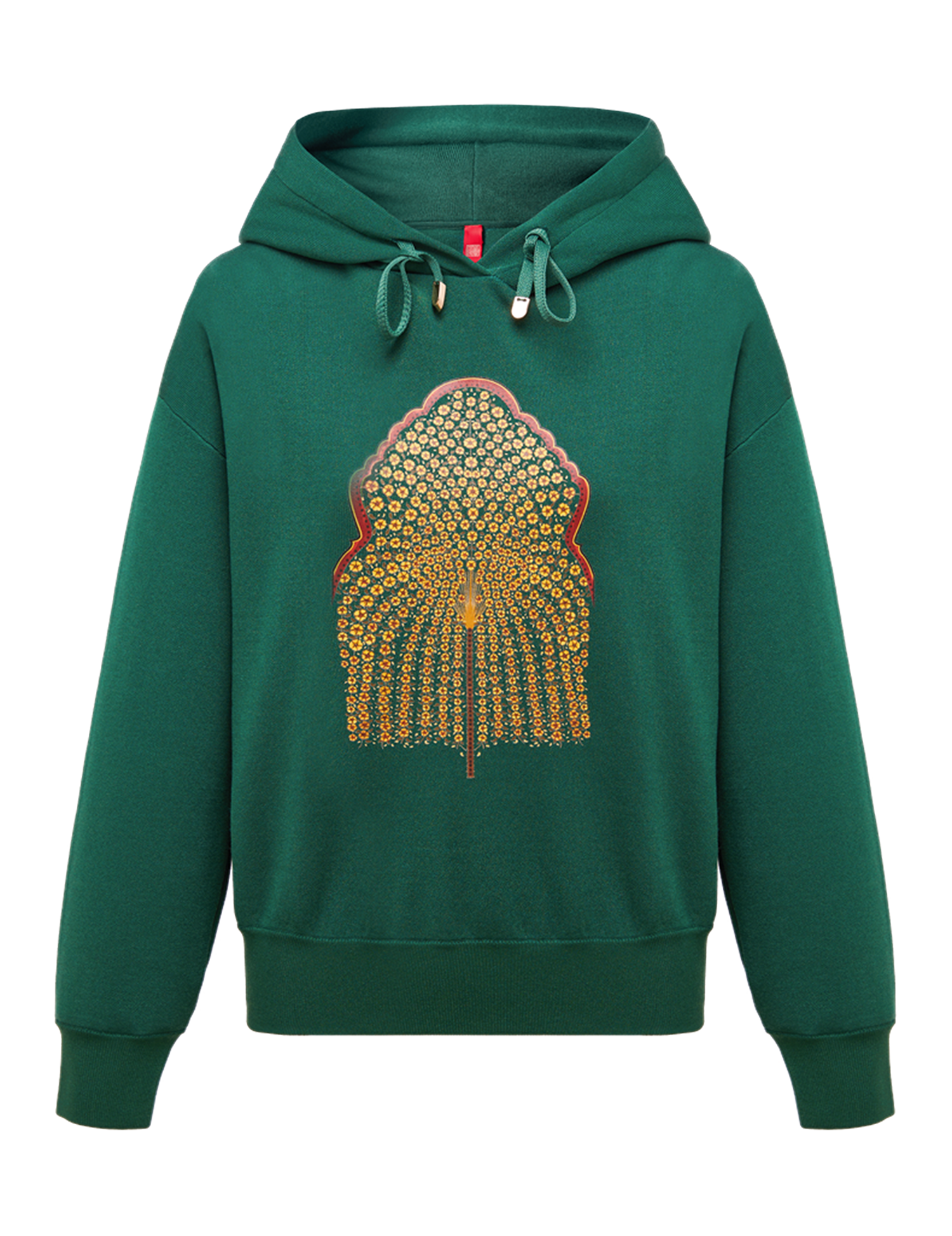 Casual Hooded Sweatshirt | Green