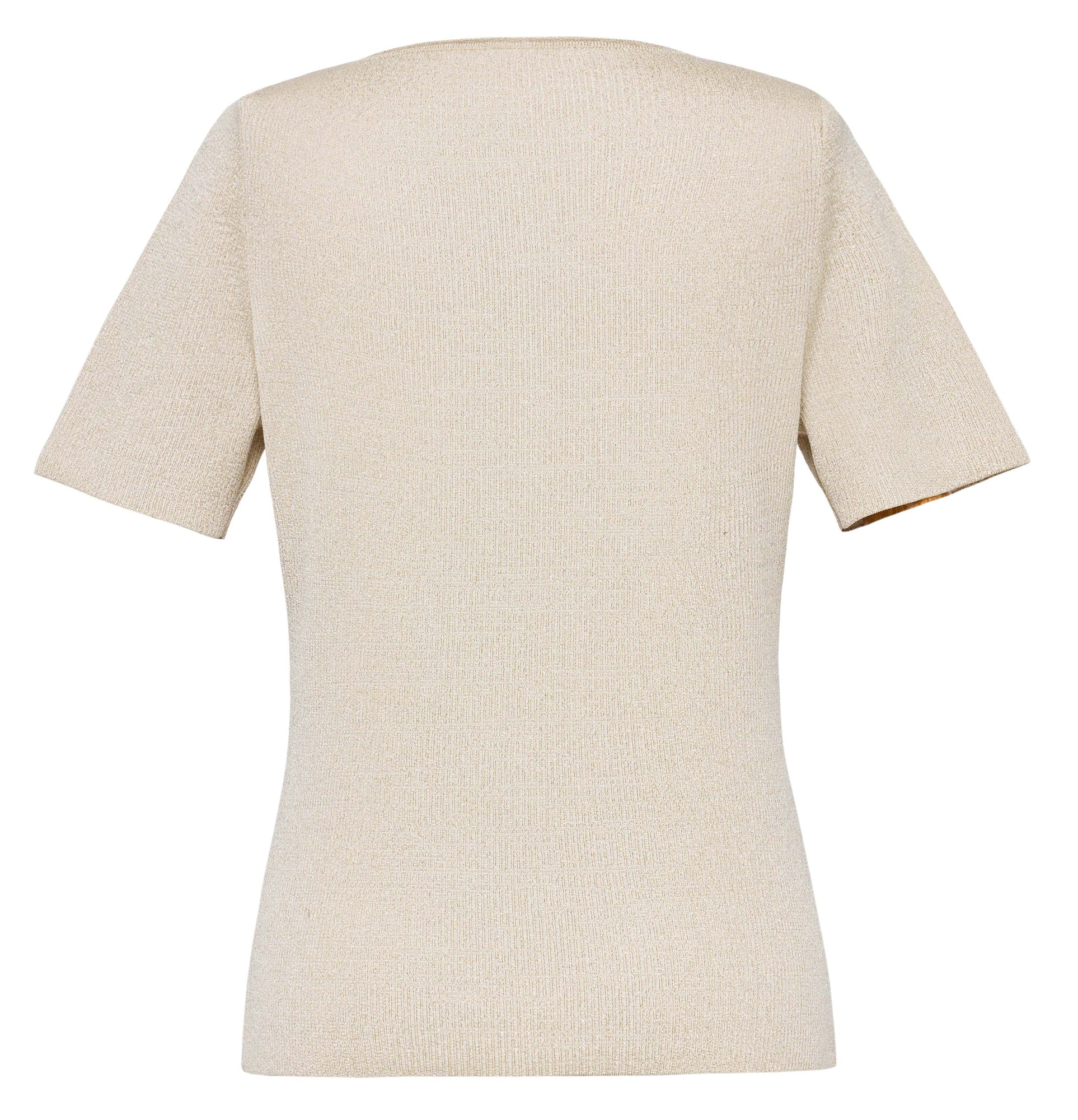 Embellished Knit Top | Beige