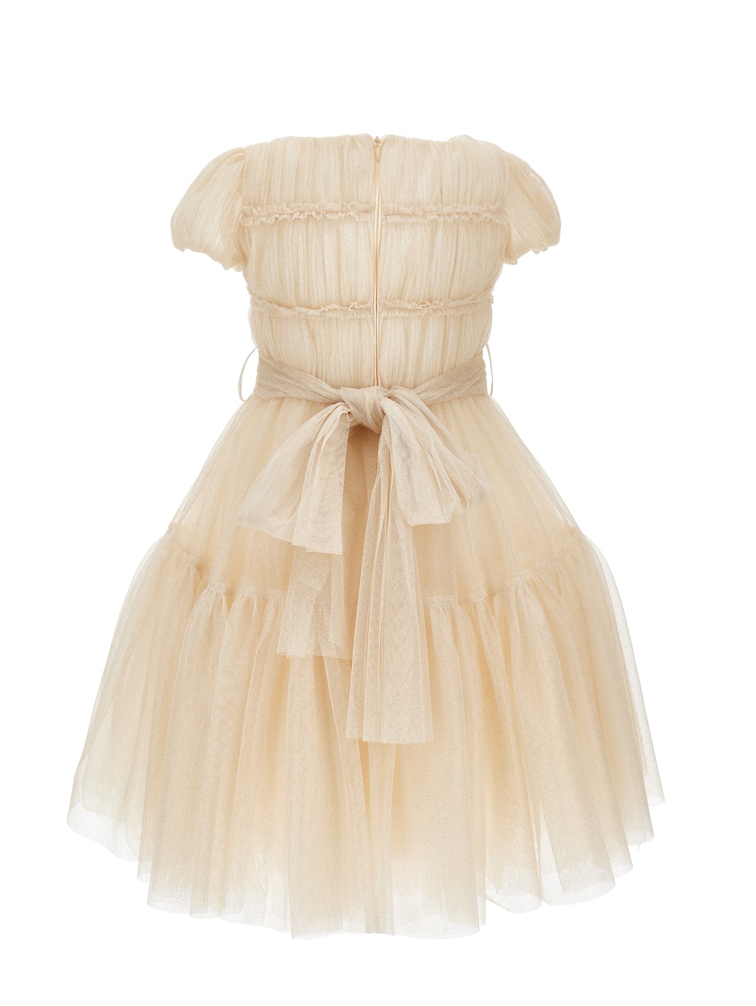 Girls | Glitter Tulle Dress | Gold
