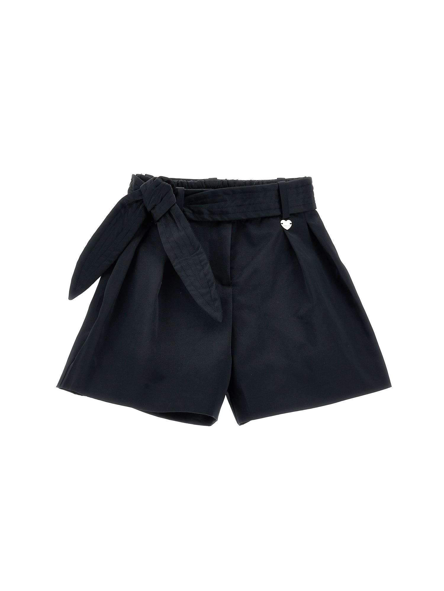 Girls | Duchesse Bermuda Shorts With Belt | Black
