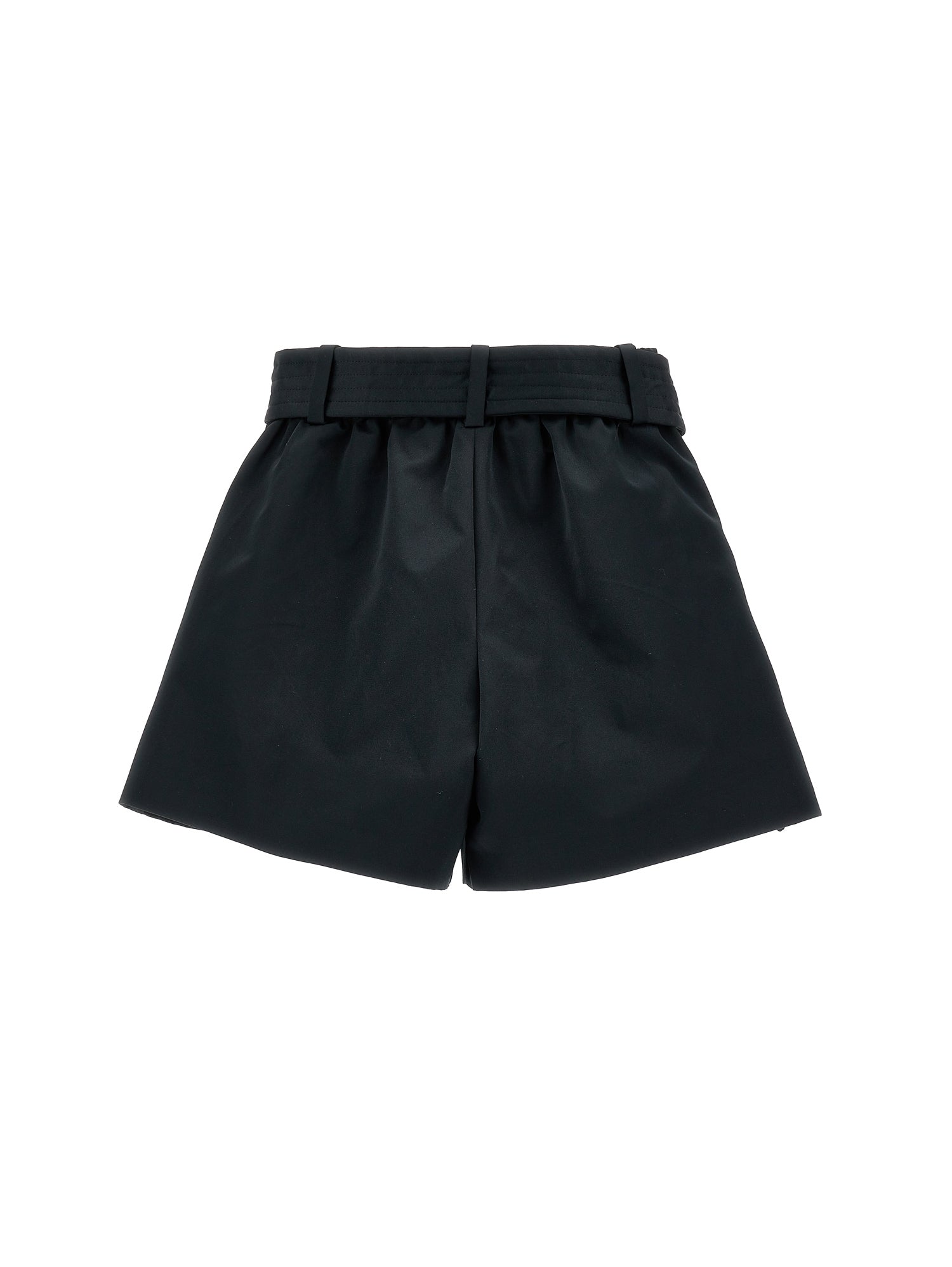 Girls | Duchesse Bermuda Shorts With Belt | Black