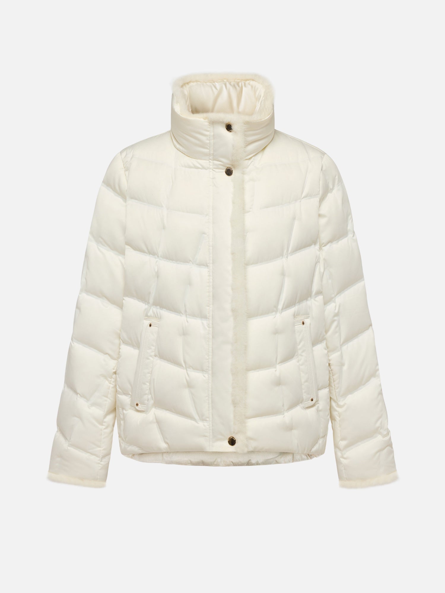 Duck Down Jacket | White