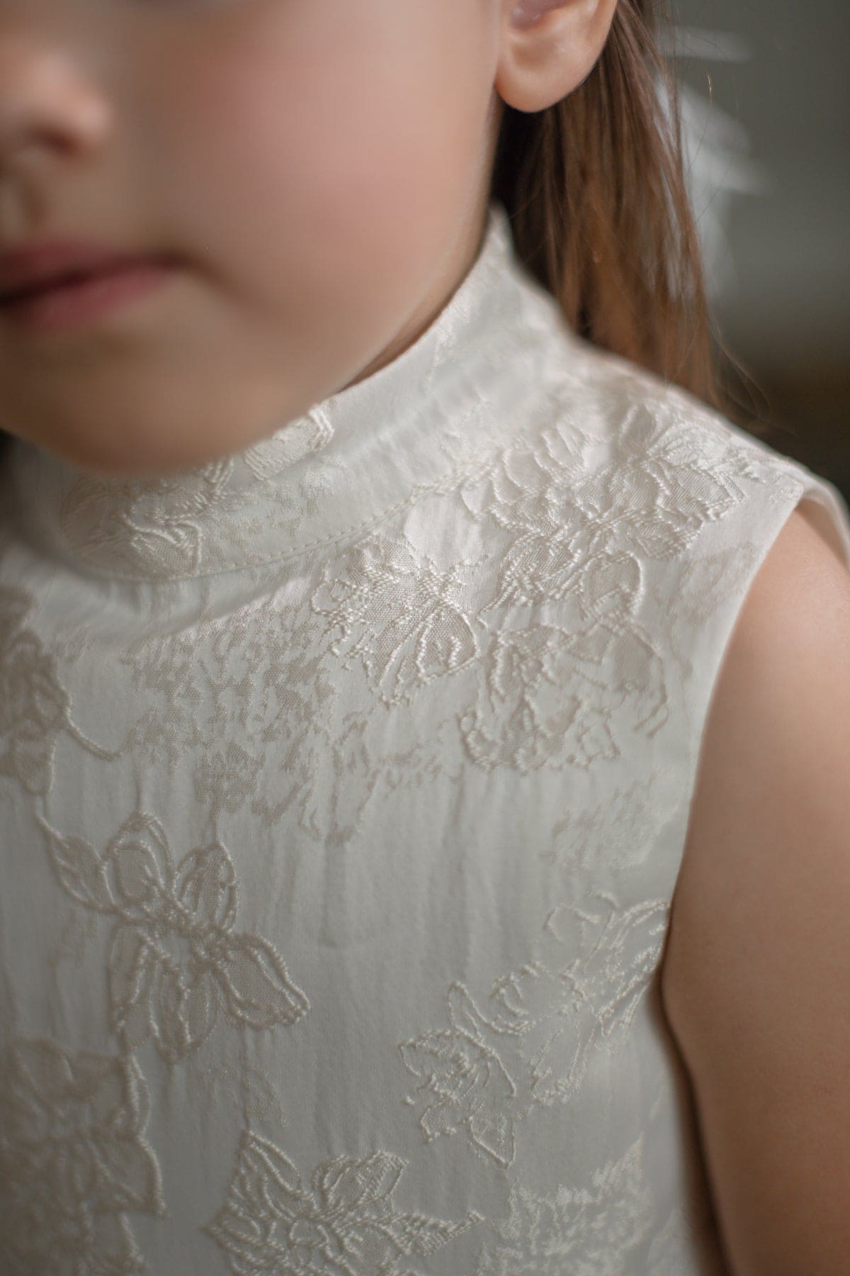 Baby Girls | Eliza Feather Dress | Ivory