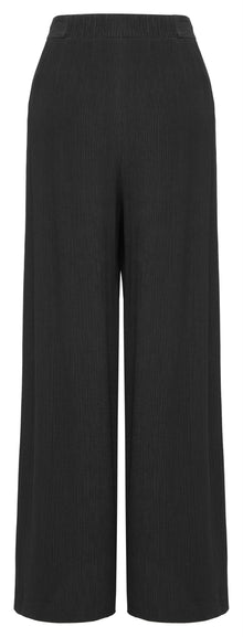 Straight-Leg Casual Pants | Black