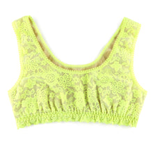 Daily Lace Lined Scoop Neck Bralette | Lime Zest Yellow