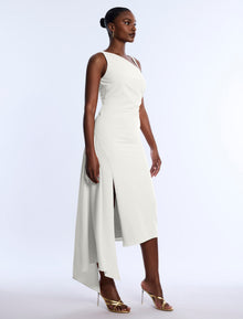 Slash Neck High Slit Dress | Jasmine