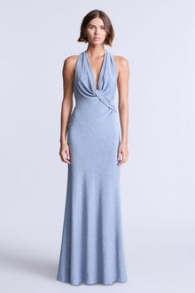 Knit Demi Gown | Wedgewood Blue