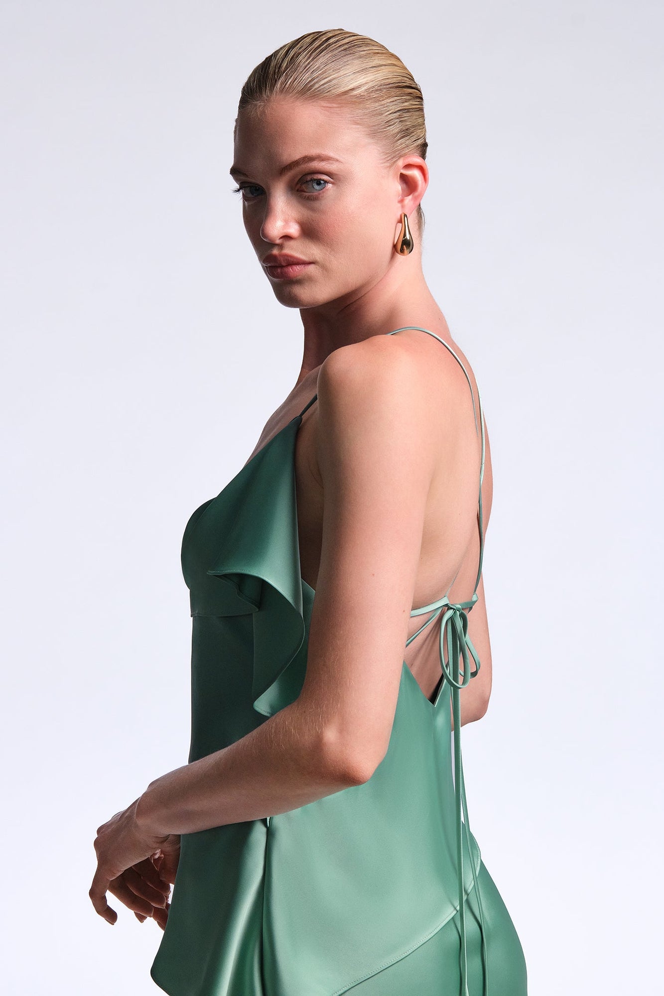 Fiona Dress | Eucalyptus