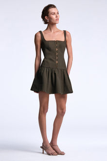 Sofia Dress | Dark Olive