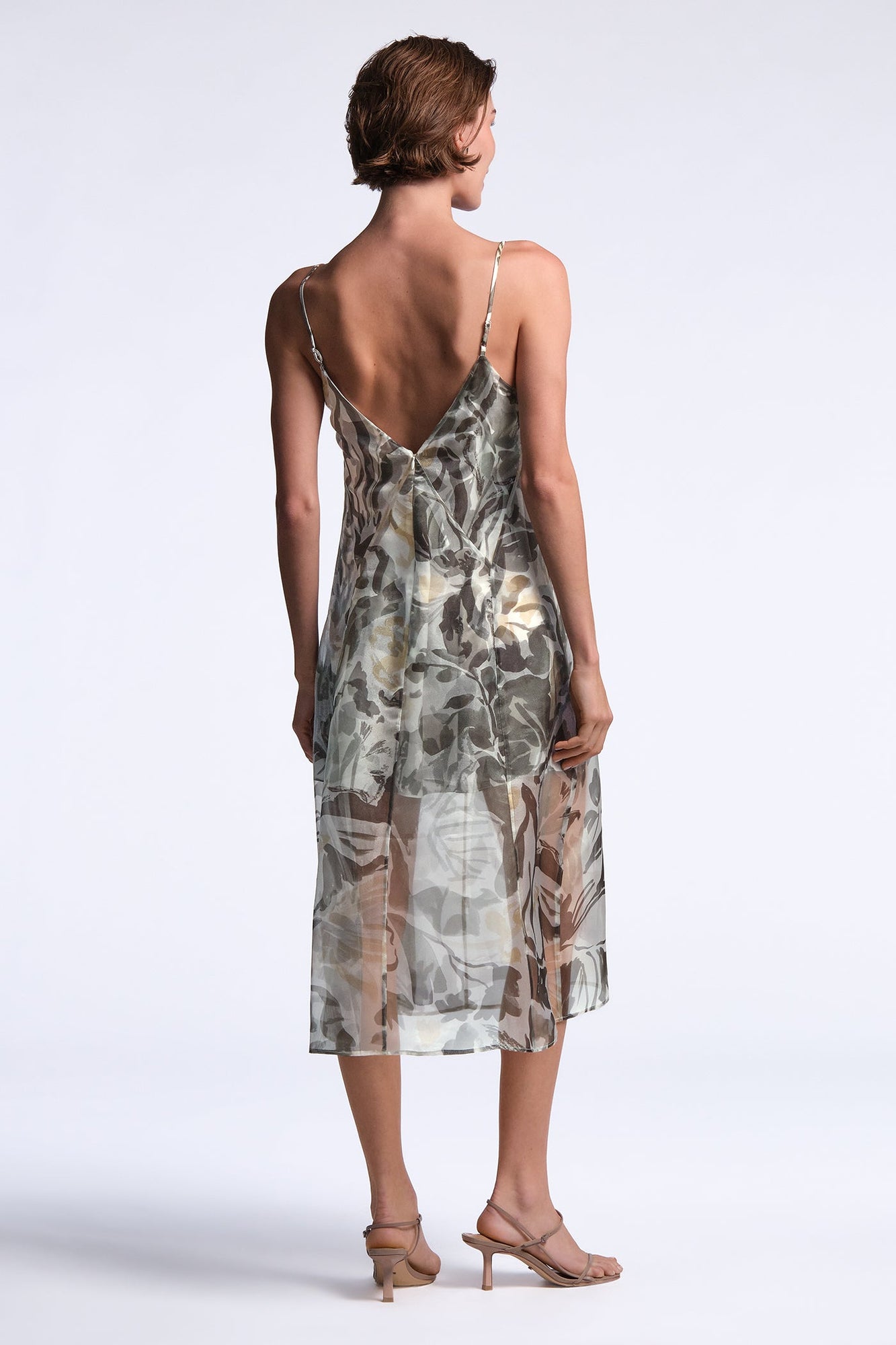 Lorelie Dress | Abstract Garden Print