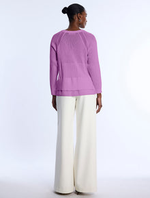 Pointelle Knit Sweater | Freesia