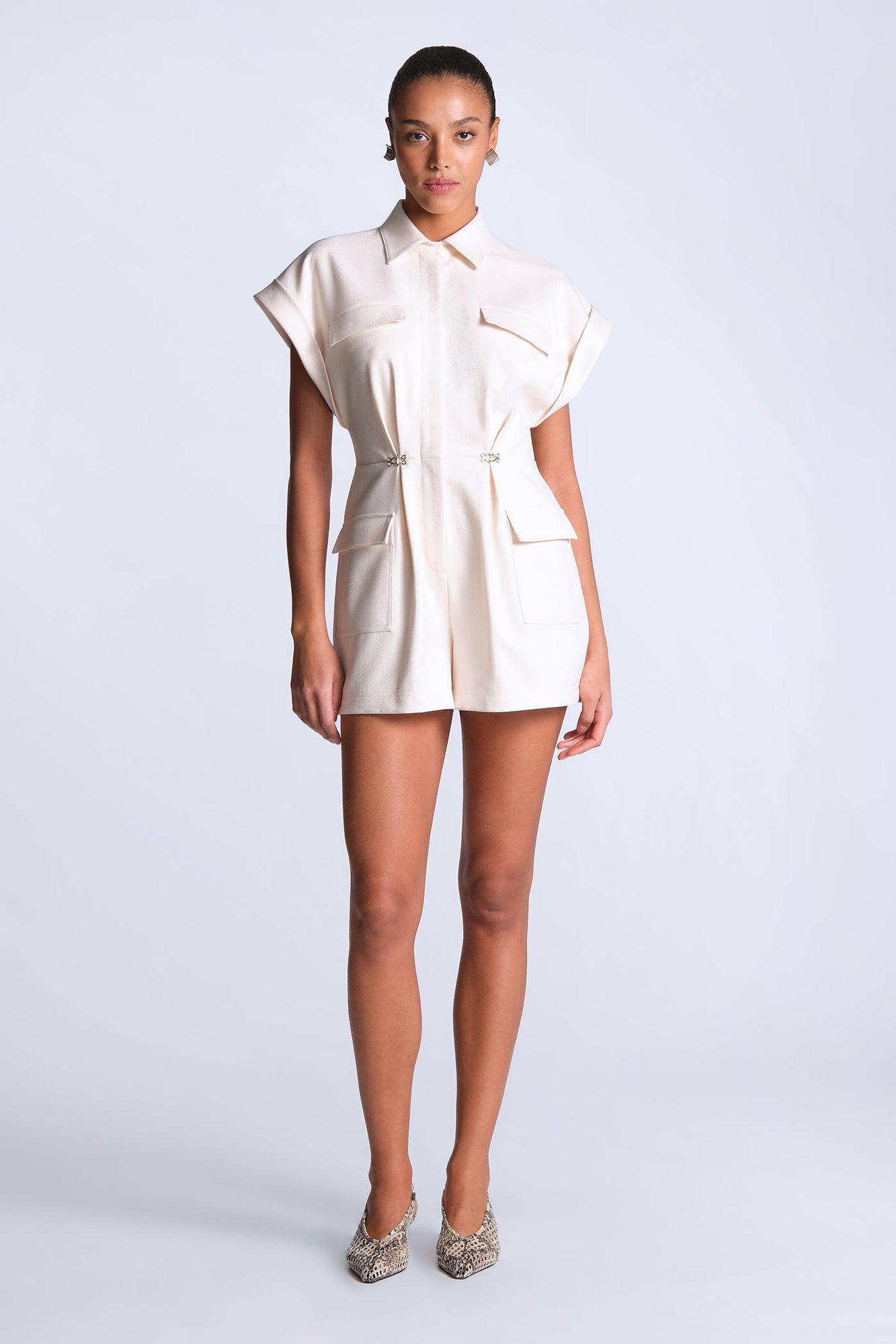 Heidi Romper | Gardenia