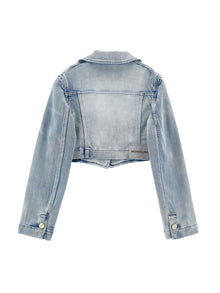 Girls | Stretch Denim Jacket | Stone Bleach