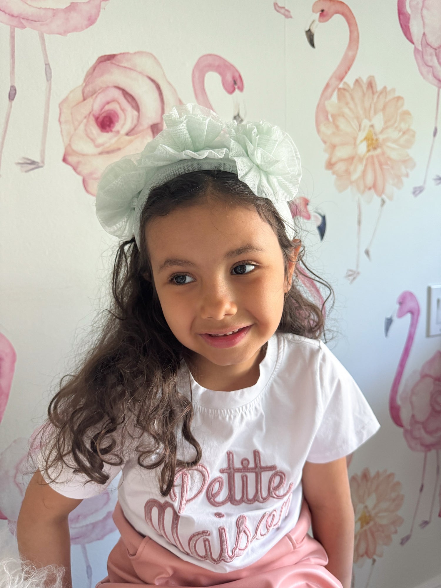 Francesca Tulle Headband | Mint