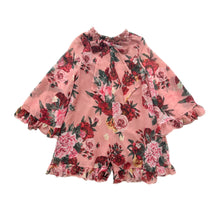 Girls | Flora Flower Print Jumpsuit | Pink