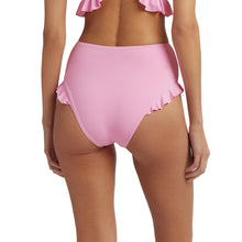 Swim Ruffle Hi-Rise | Electric Rose