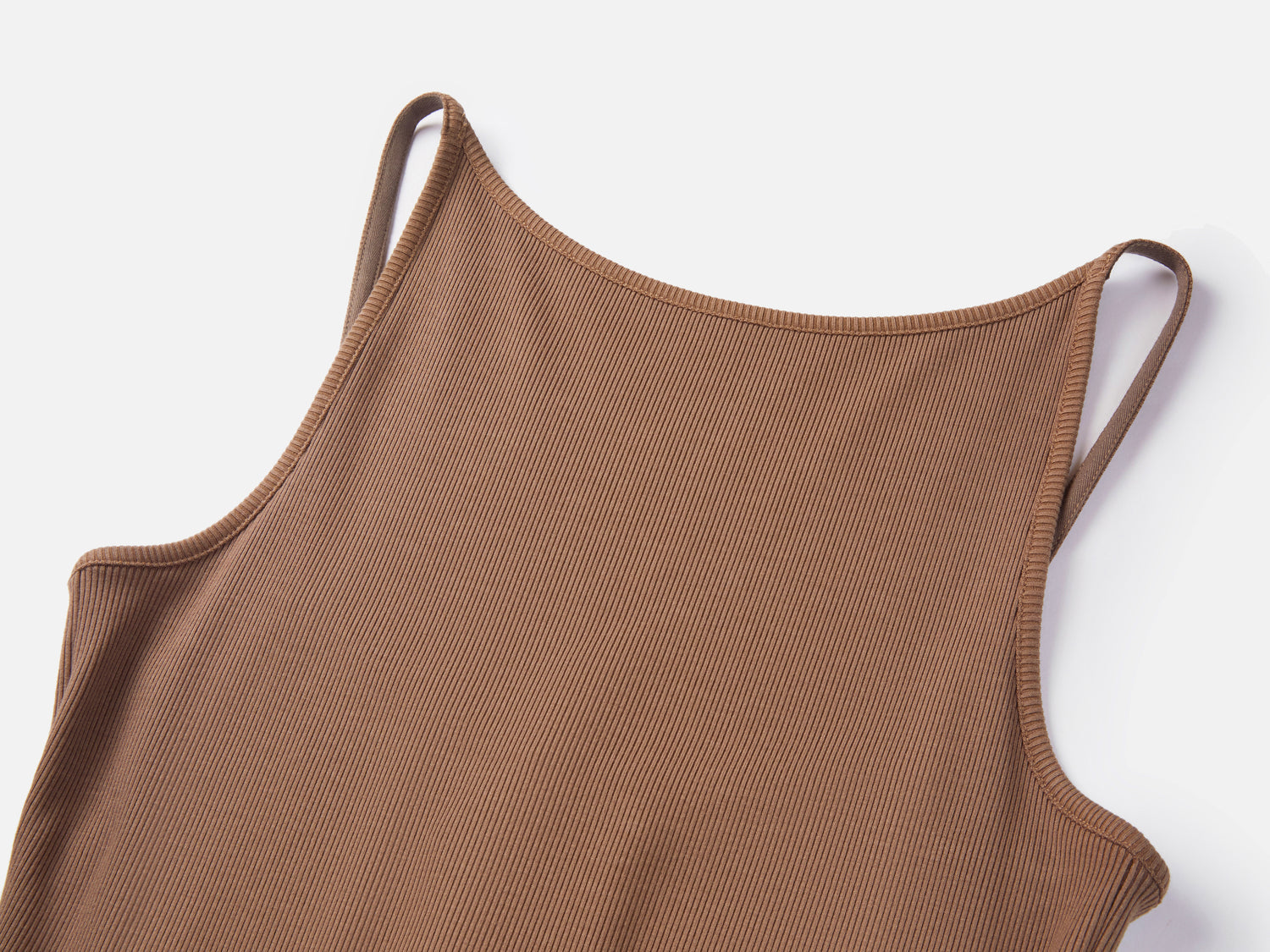 Suspenders Dress | Camel