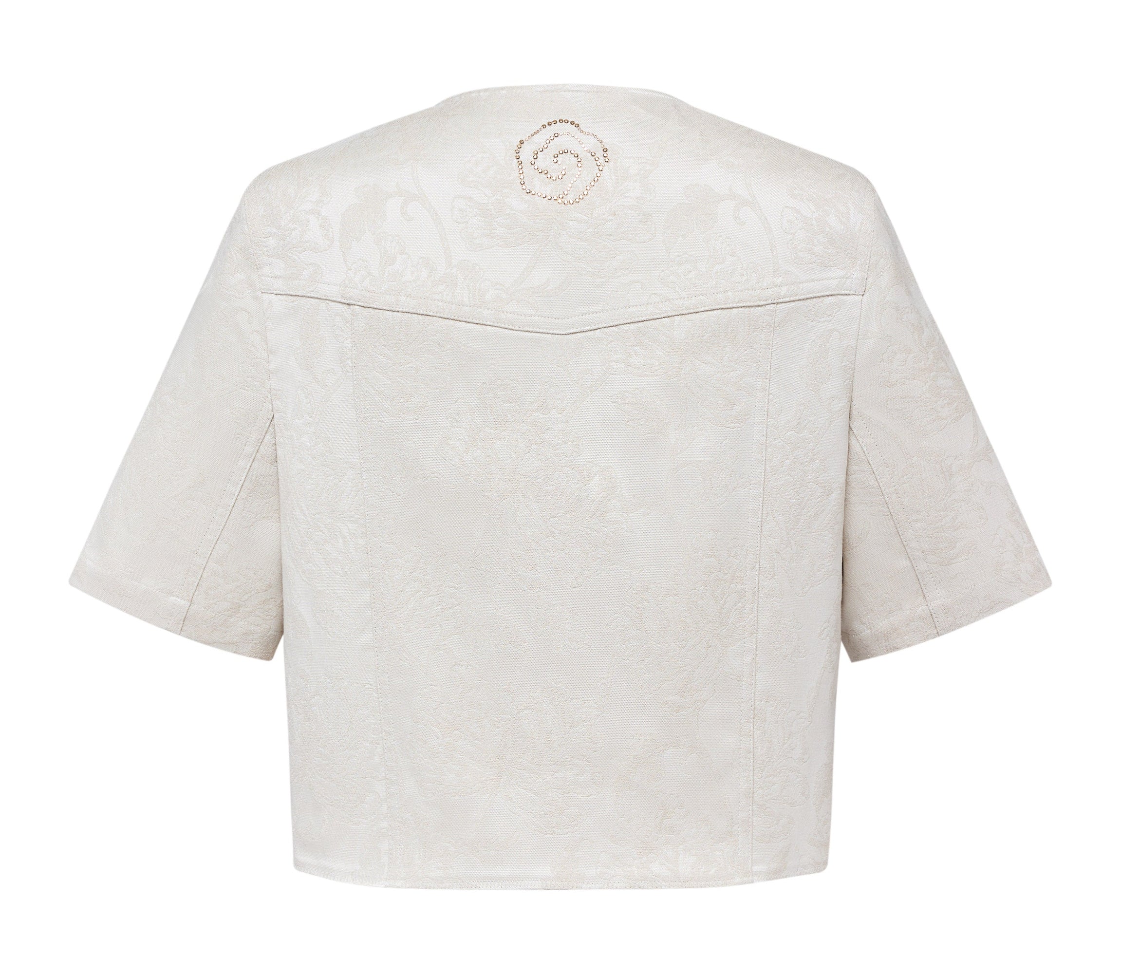 Short Sleeve Button Shirt | Beige