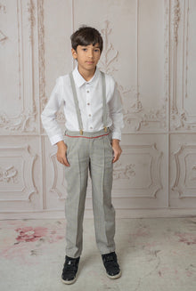 Baby Boys | George Print Top and Pants Set | Tartan