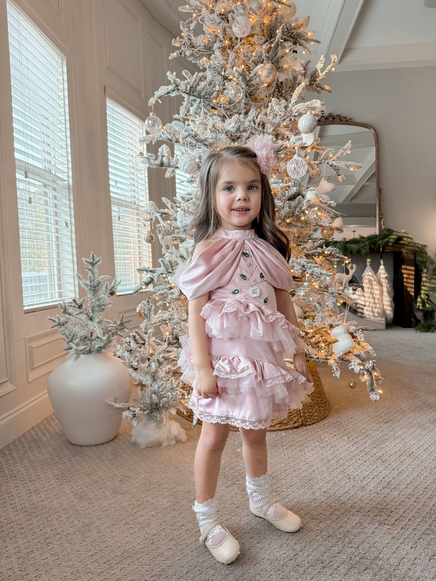 Baby Girls | Satin Ballerina Dress | Pink