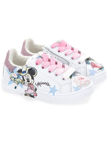 Girls | Minnie Sneakers | White/FairyTale Pink