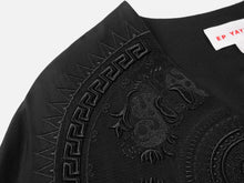 Intricate Tonal Embroidery Jacket | Black