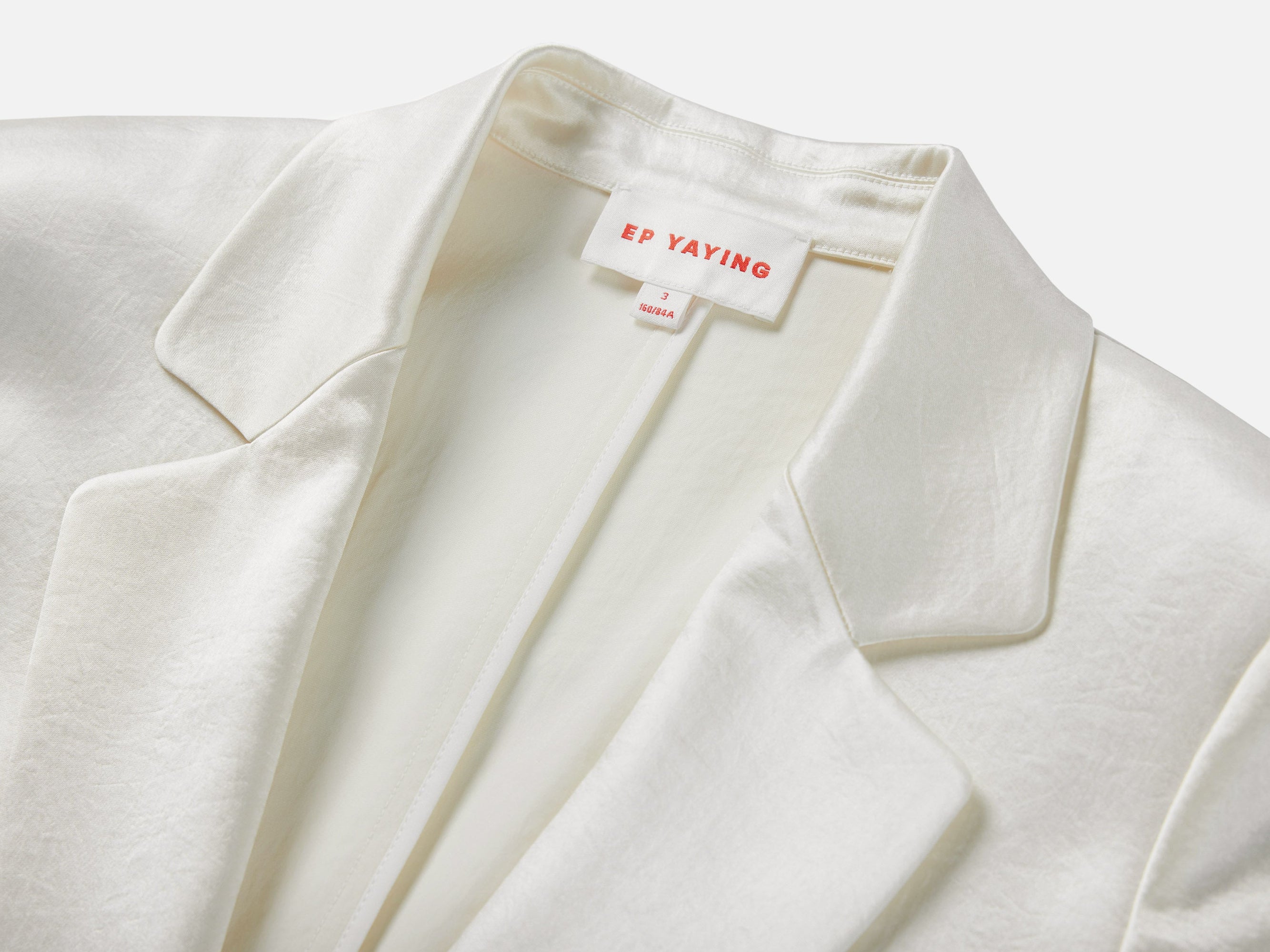 Notched Lapel Blazer | Beige