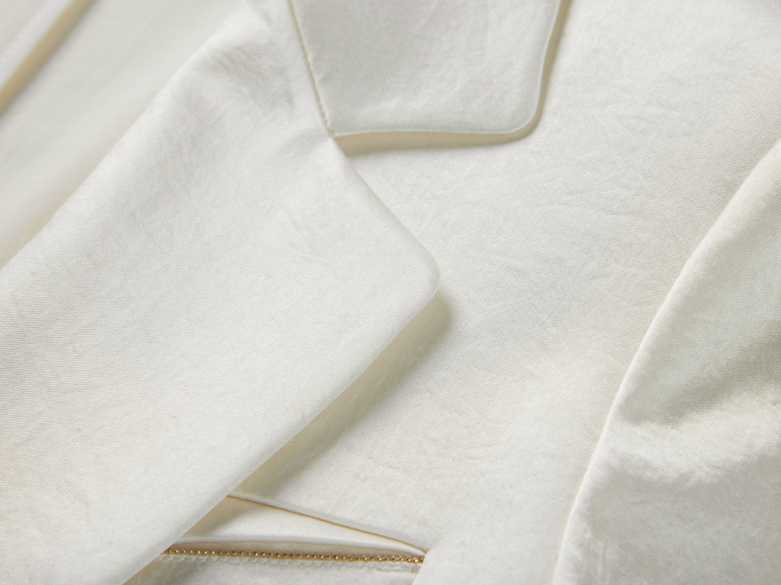 Notched Lapel Blazer | Beige